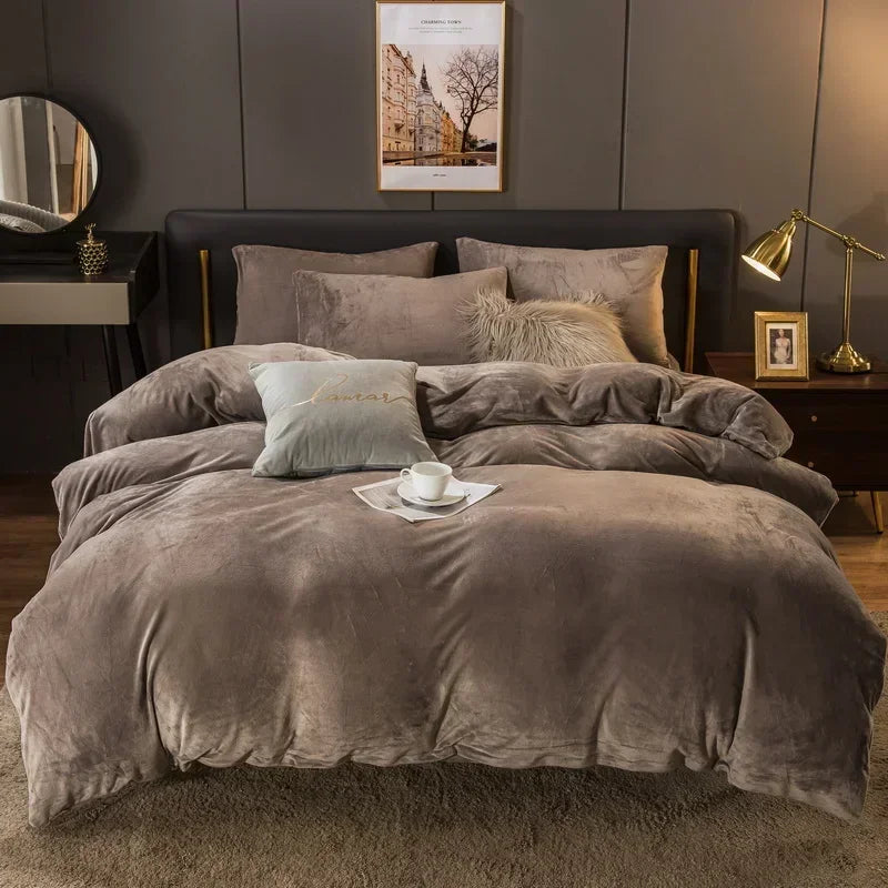 Roupa de Cama Roma Mil Fios 4 Pçs - Tecido Premium Importado